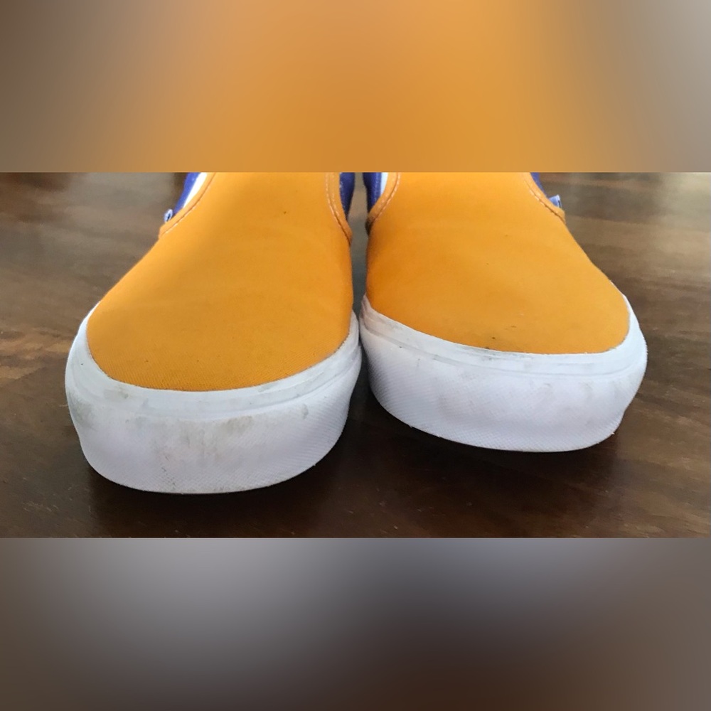 Vans Tri-color Retro Court Slip On Sneaker Unisex Men 9.5, Women 11 - Picture 4 of 8
